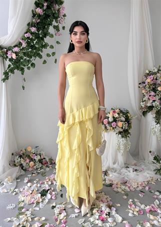 Madel Straplez Elbise