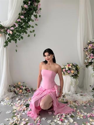 Madel Straplez Elbise