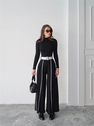 Kemerli Sweatshirt Pantolon Takım 