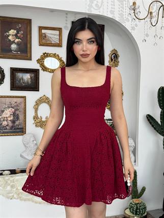Mini Dantel Tasarım Queen Elbise