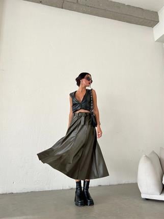 Gavi Deri Etek - Yeşil