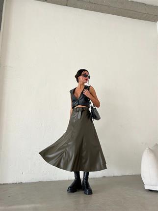 Gavi Deri Etek - Yeşil