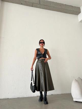 Gavi Deri Etek - Yeşil