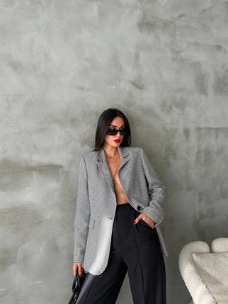 Gina Blazer Ceket - Gri