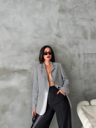 Gina Blazer Ceket - Gri