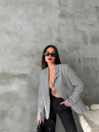 Gina Blazer Ceket - Gri