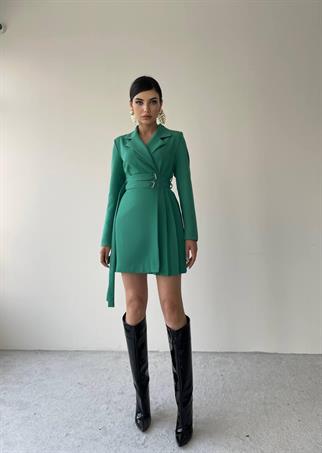 Jacob Mini Elbise - Yeşil