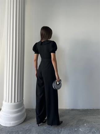 Kadın Tasarım Kemerli Düğme Detaylı Alvin Tulum