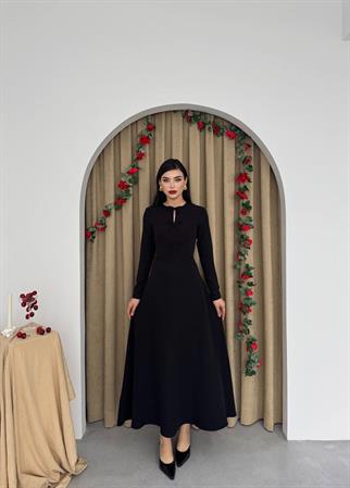 Kurdele Detay Phila Uzun Elbise