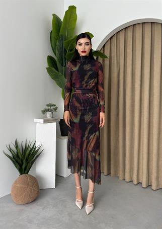 Lara Sırt Dekolteli Elbise