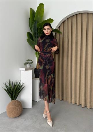 Lara Sırt Dekolteli Elbise