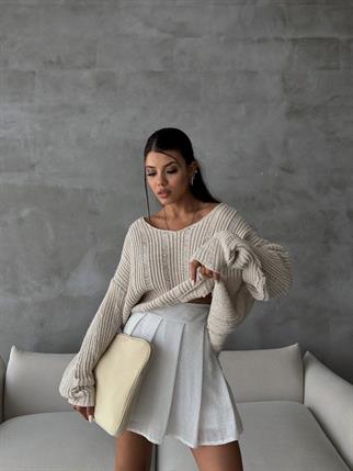 Leksi Triko Kazak - Bej