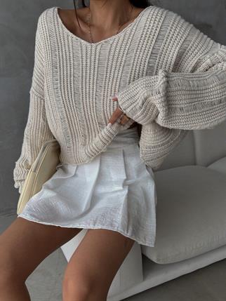 Leksi Triko Kazak - Bej