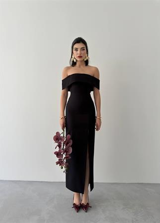 Madonna Yaka Uzun Elbise