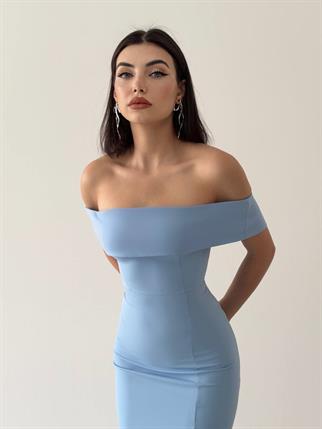 Madonna Yaka Uzun Elbise