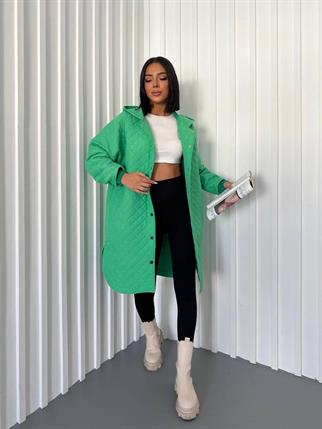 Melis Kapitone Uzun  Yeşil Mont 