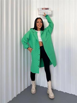 Melis Kapitone Uzun  Yeşil Mont 