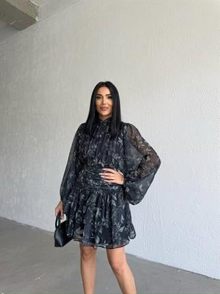 Mia Şifon Mini Elbise