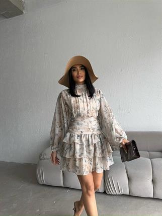 Mia Şifon Mini Elbise