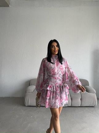 Mia Şifon Mini Elbise