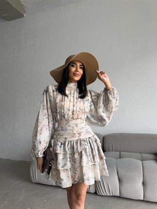 Mia Şifon Mini Elbise