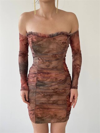 MİLA MİNİ ELBİSE -8054