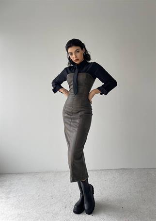 Olane Straplez  Elbise - Yeşil