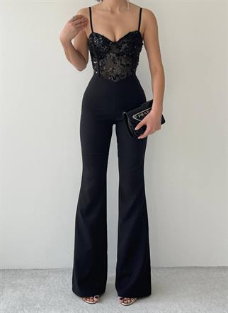 Olivya Paletli Tulum -6792 - Siyah
