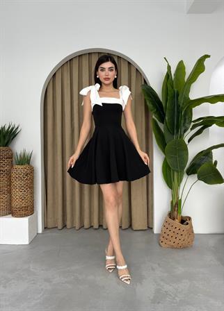 Rosalie Kalın Askılı Mini Elbise
