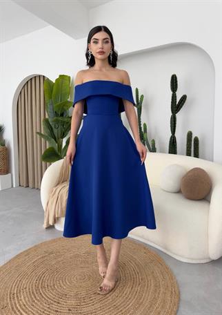 Silvain Madonna Midi Boy Elbise