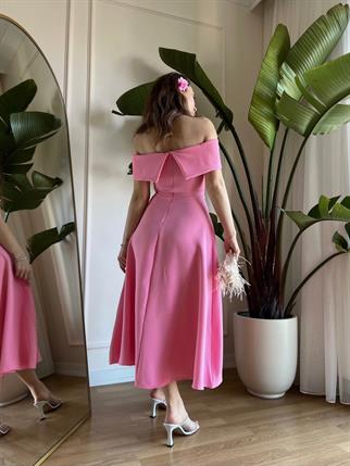 Silvain Madonna Midiboy Elbise -00063 - Pembe