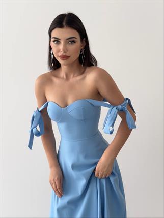 Sindirella Midi Atlas Elbise