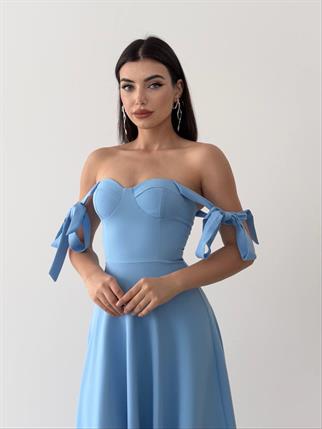 Sindirella Midi Atlas Elbise