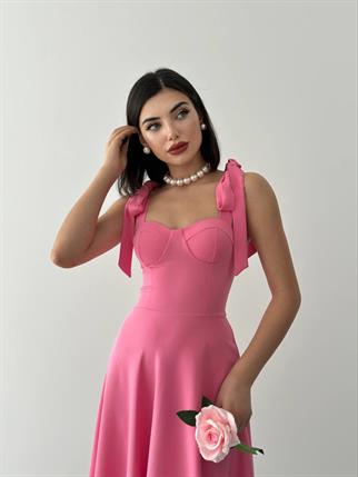 Sindirella Midi Atlas Elbise