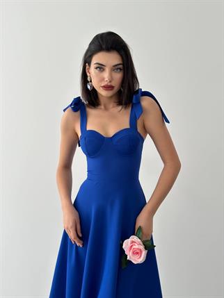 Sindirella Midi Atlas Elbise