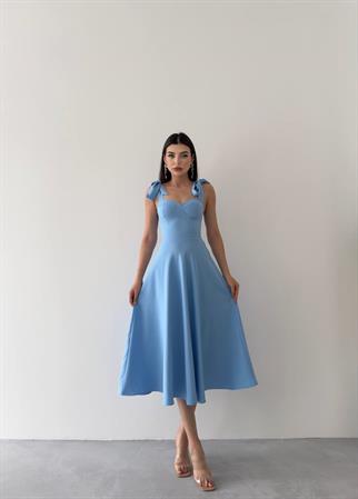 Sindirella Midi Atlas Elbise