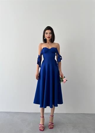 Sindirella Midi Atlas Elbise