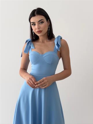 Sindirella Midi Atlas Elbise