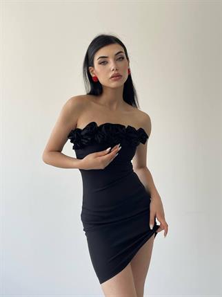 Sofia Mini Elbise - Siyah
