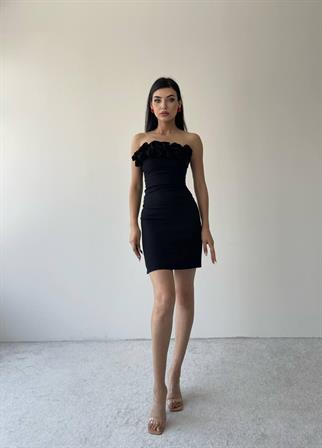 Sofia Mini Elbise - Siyah