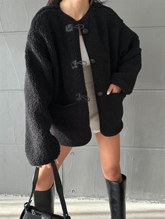 Tedy Peluş Kaban - Siyah