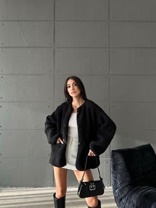 Tedy Peluş Kaban - Siyah