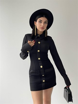 Tüvit Gömlek Elbise 