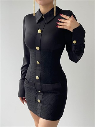 Tüvit Gömlek Elbise 