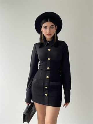 Tüvit Gömlek Elbise 