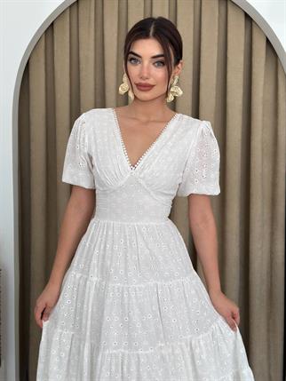 Uzun Fisto Belinda Elbise