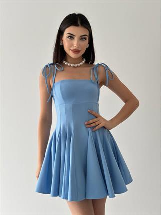 Violet Kiloş Mini Elbise