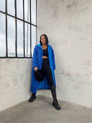 Yasmin Uzun Sax Kapitone Mont