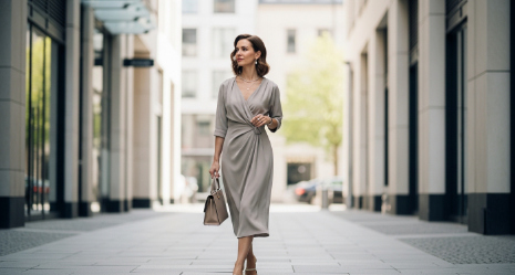 Kadın midi elbise modelleri