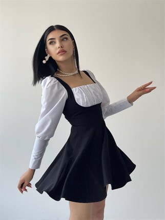 Poplin Atlas Elbise
